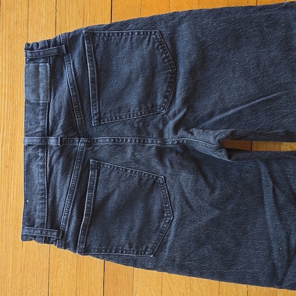 Madewell, The Perfect Vintage Wide-Leg Jean, Black, EUC, Women's 26 - Picture 11 of 16